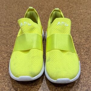 APL Neon Yellow Slip-On Sneakers
